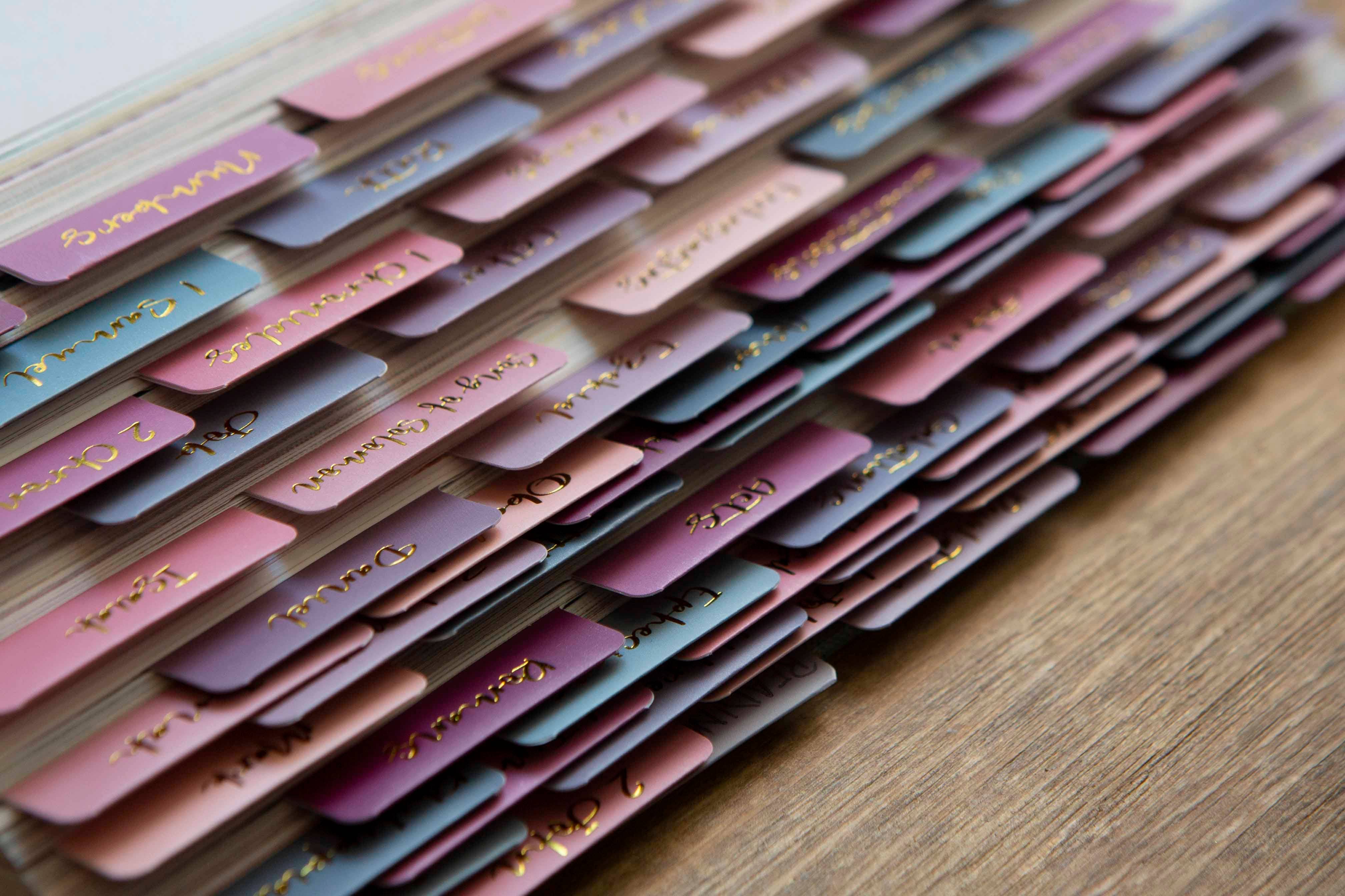 Ombre Bible Index Tabs | Colorful Bible Tabs