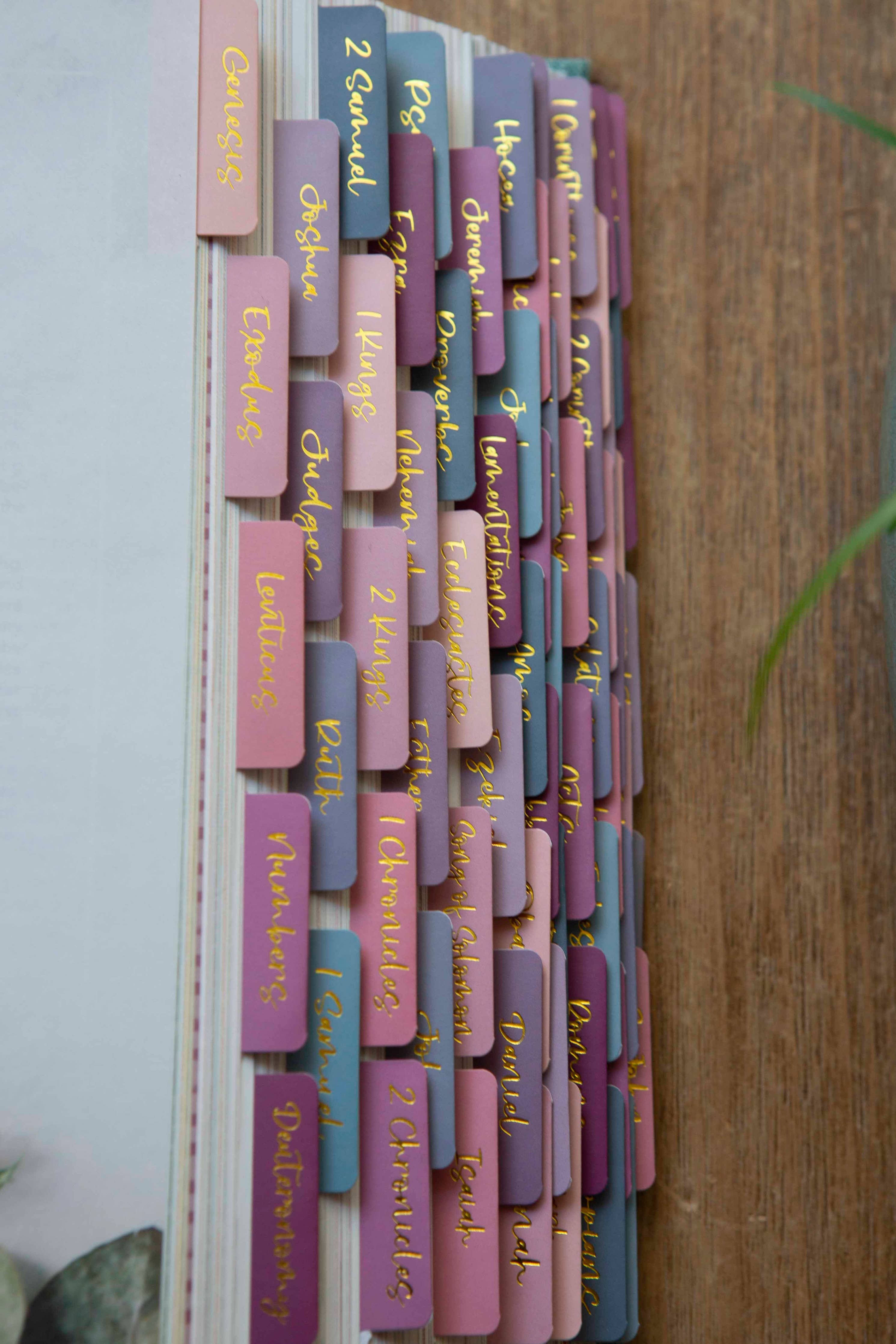 Ombre Bible Index Tabs | Colorful Bible Tabs