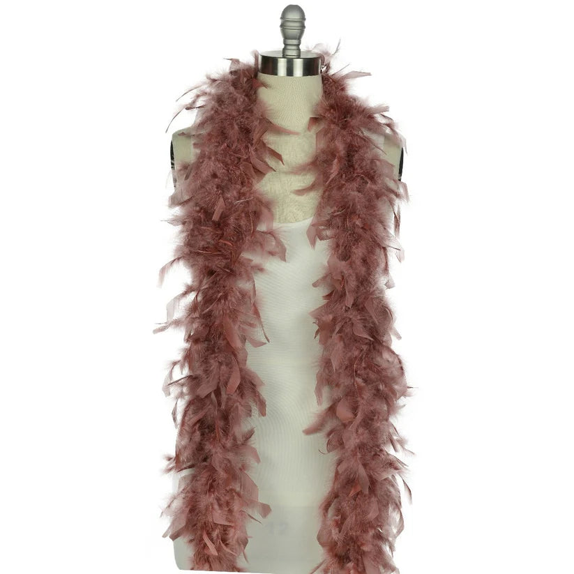 Chandelle Feather Boa – 6ft Craft Feather Trim for Homecoming Mums, Garters, Costumes & DIY Decor (Multiple Colors)