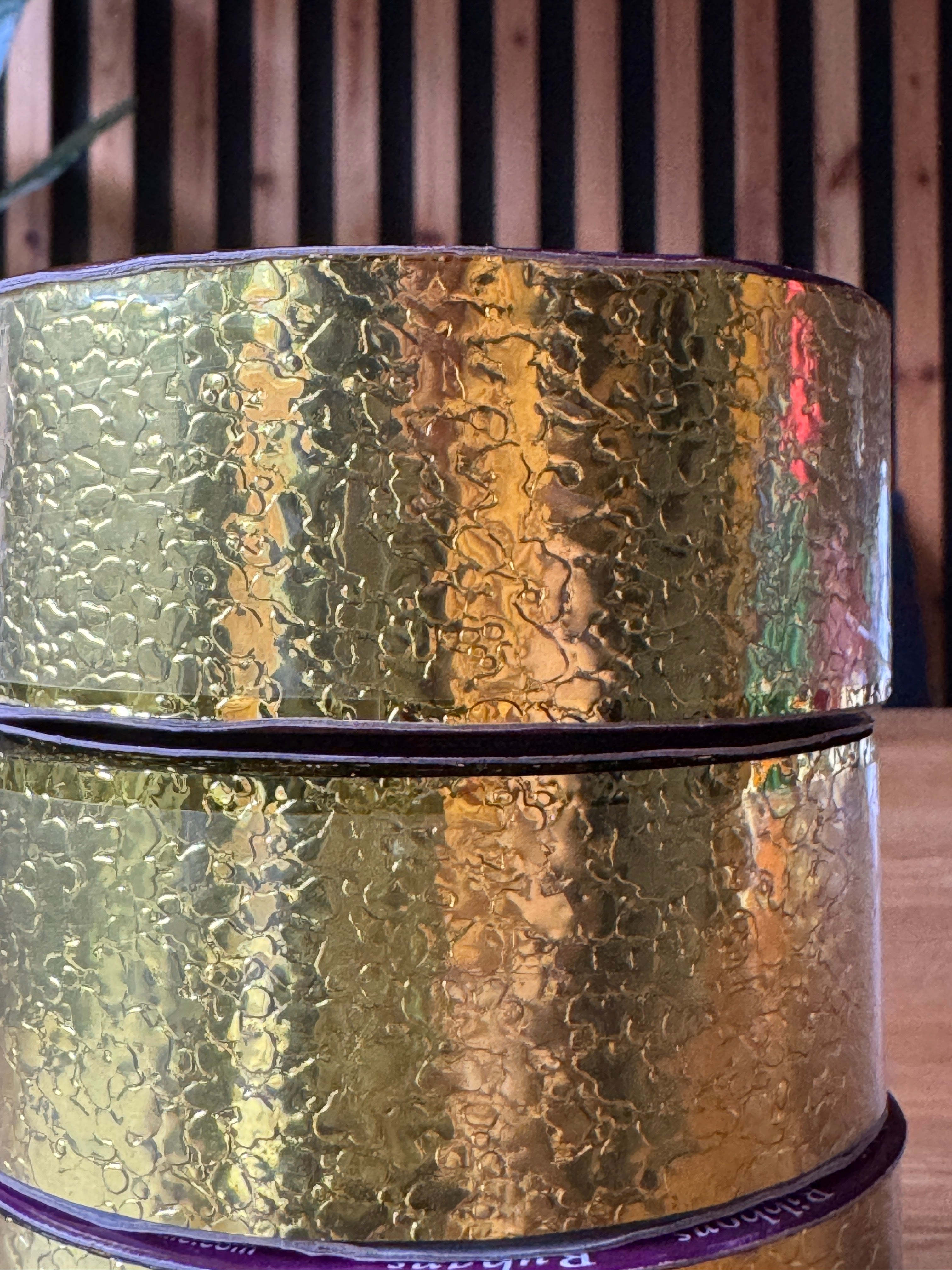 Ice Crunch Ribbon – Metallic Shine for Mums, Crafts & More! (#9 Width)
