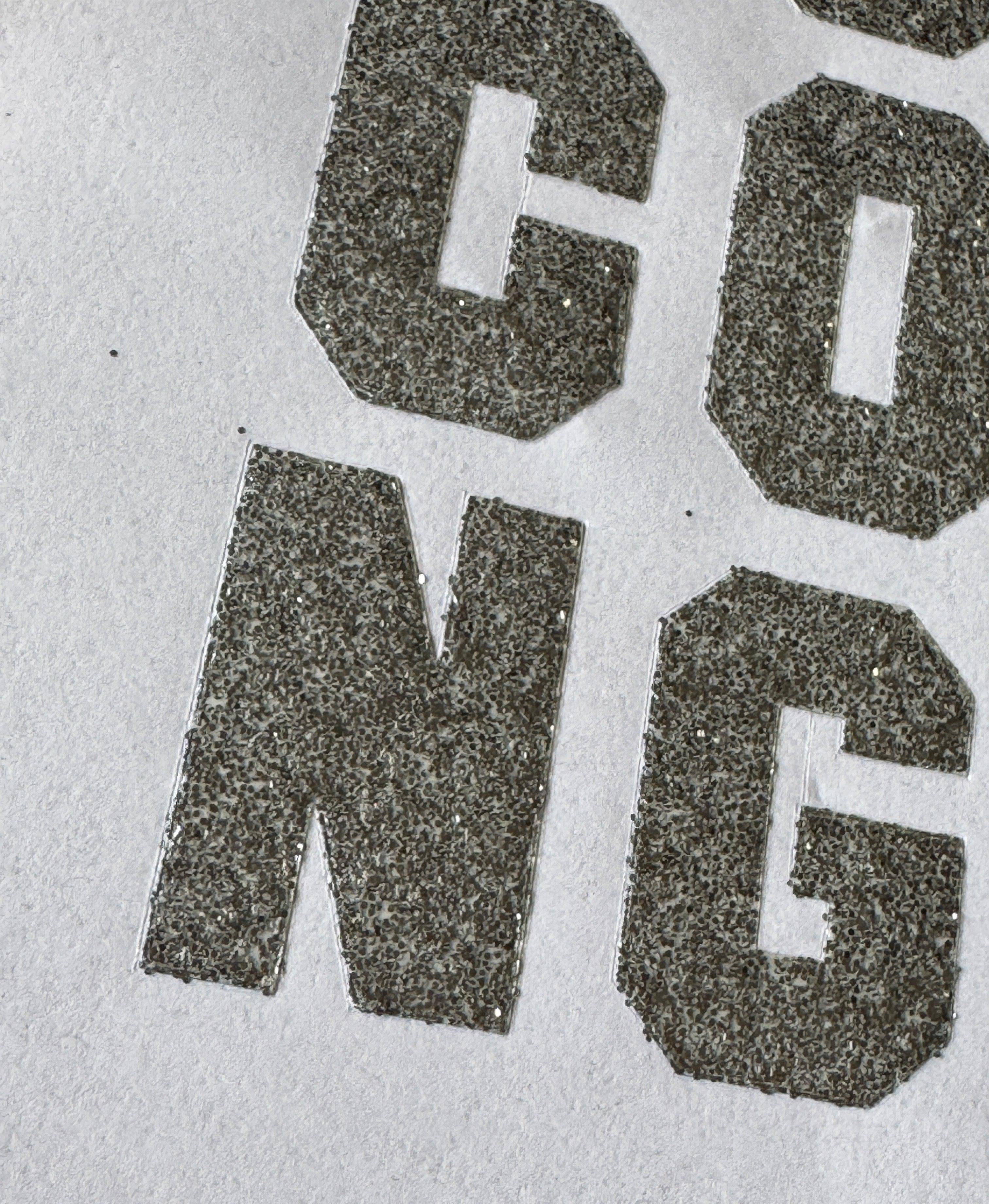 Gold or Silver Glitter "Homecoming" Stickers – 1.5" | 1 Sheet