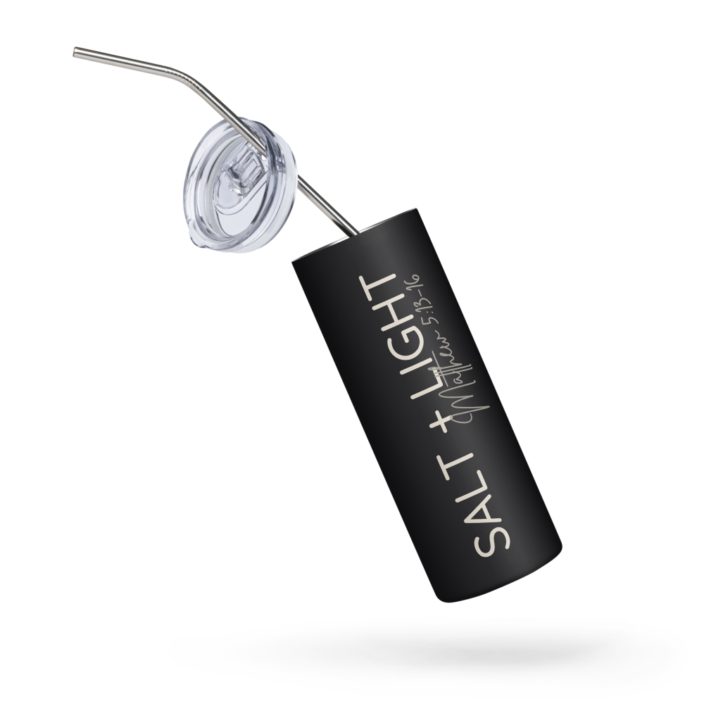 Salt + Light Stainless Steel Tumbler
