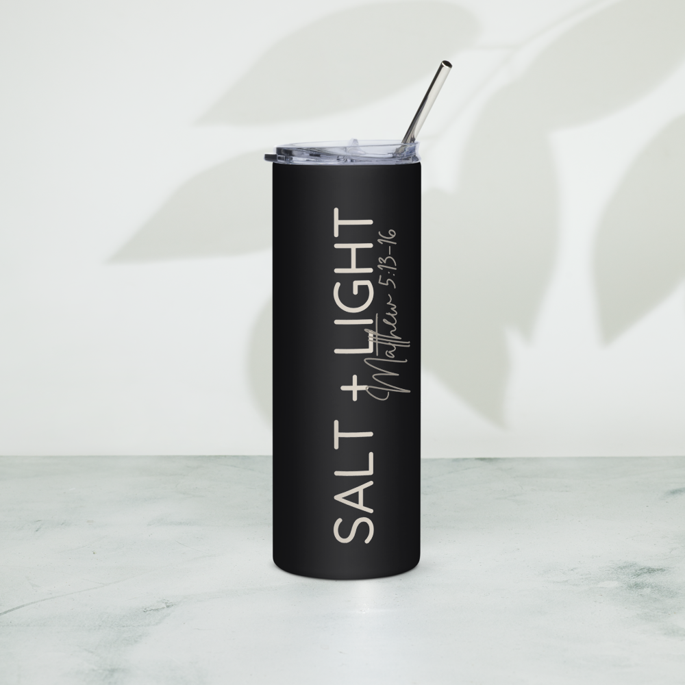 Salt + Light Stainless Steel Tumbler