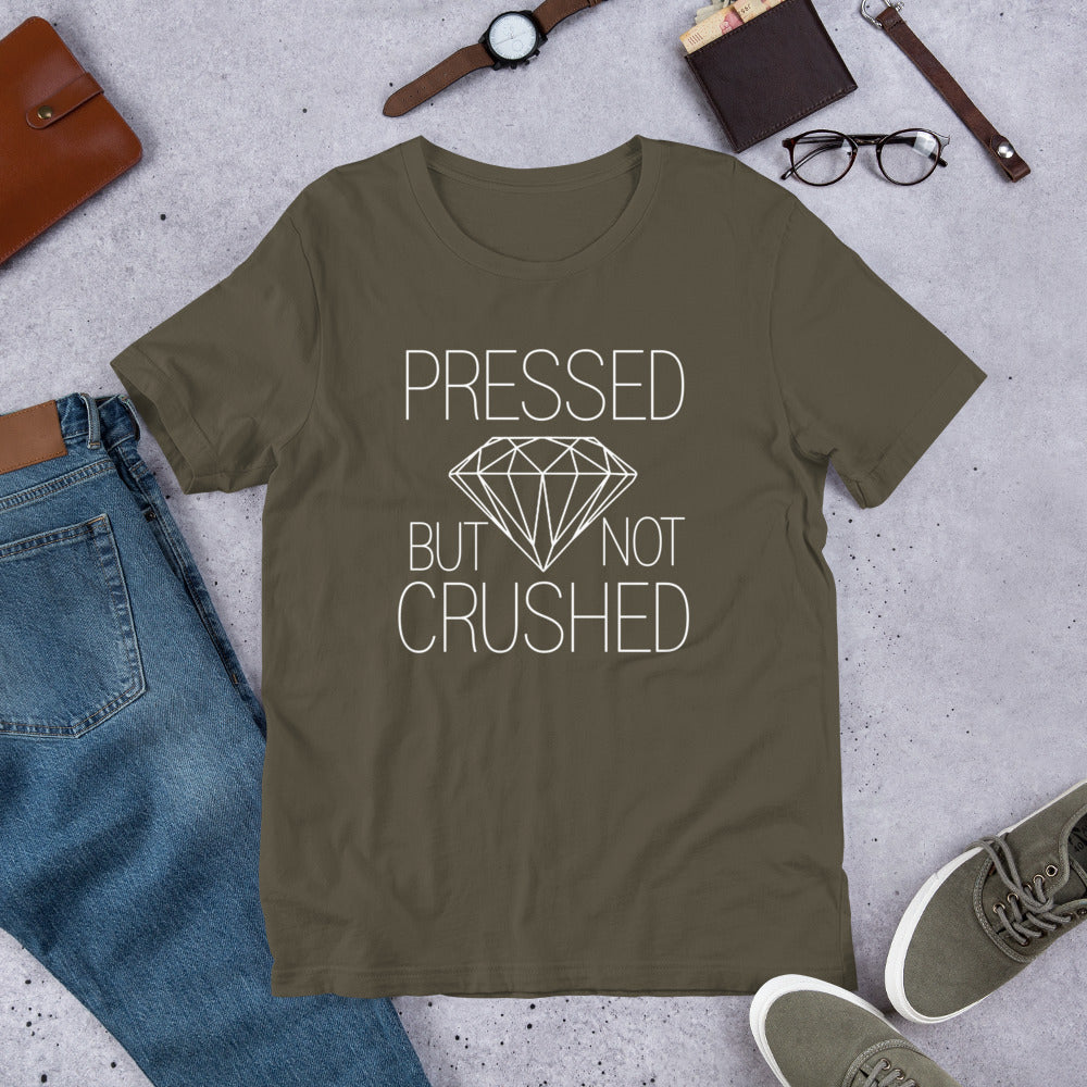Pressed But Not Crushed T-Shirt – A Reminder of Resilience in Faith