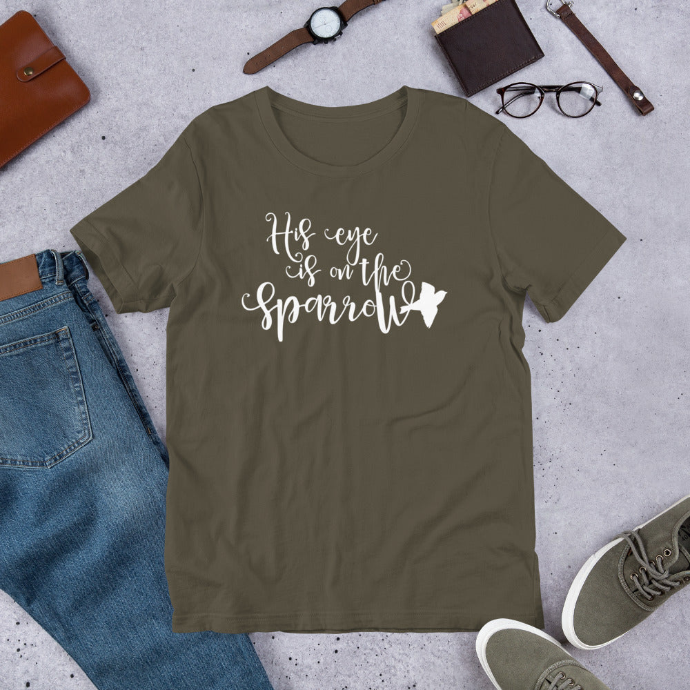 His Eye is on the Sparrow T-Shirt – A Hymn of Comfort & Faith