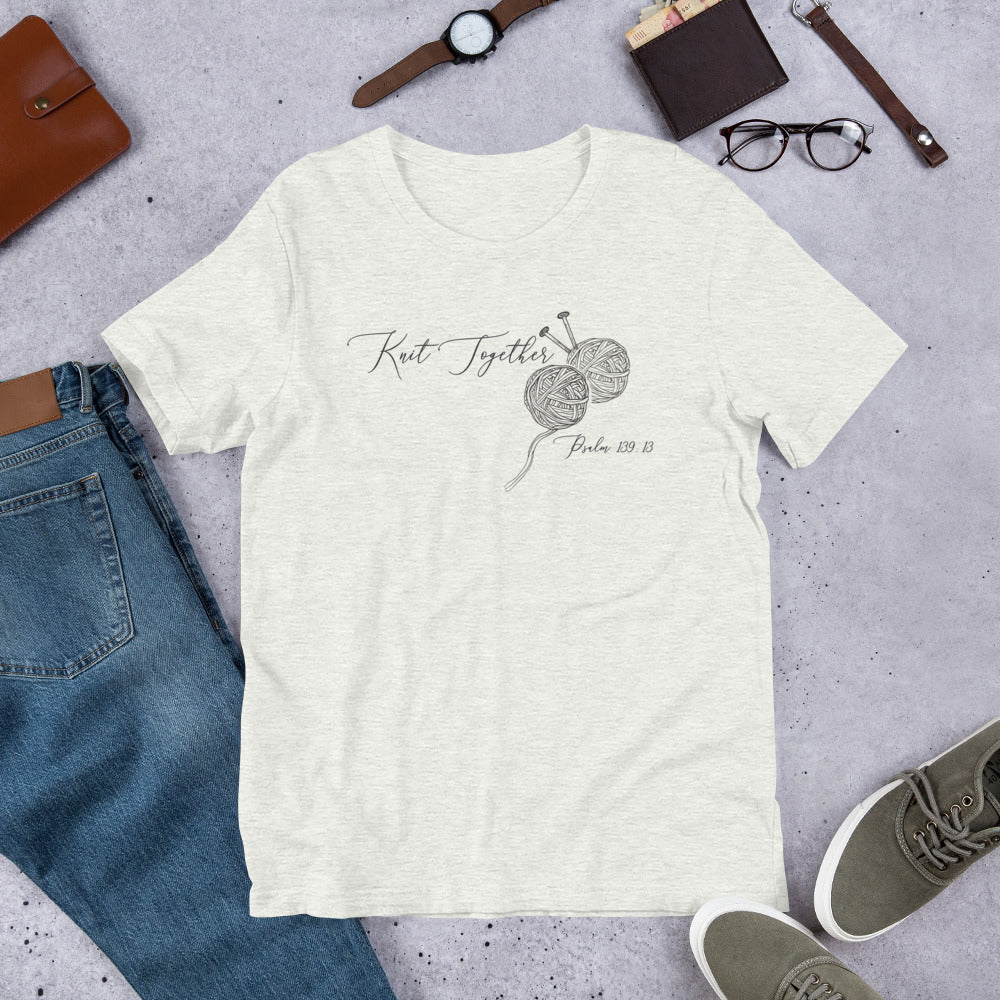 Knit Together T-Shirt – Stitched with Love & Creativity!