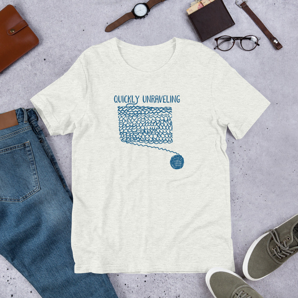 Quickly Unraveling Knitting T-Shirt – A Stitch in Time… or Not!