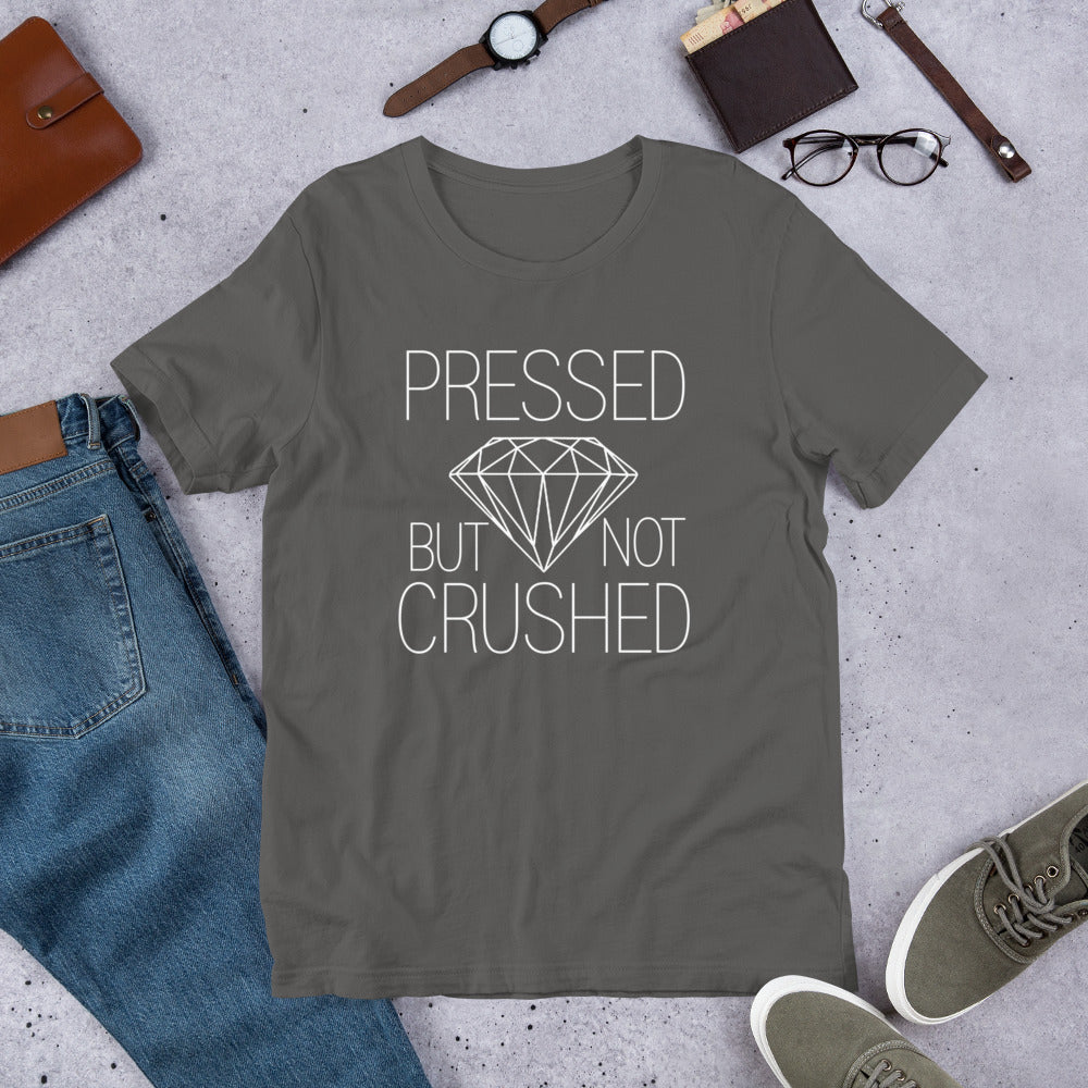 Pressed But Not Crushed T-Shirt – A Reminder of Resilience in Faith