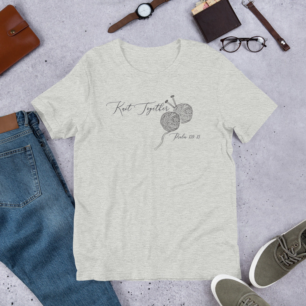 Knit Together T-Shirt – Stitched with Love & Creativity!