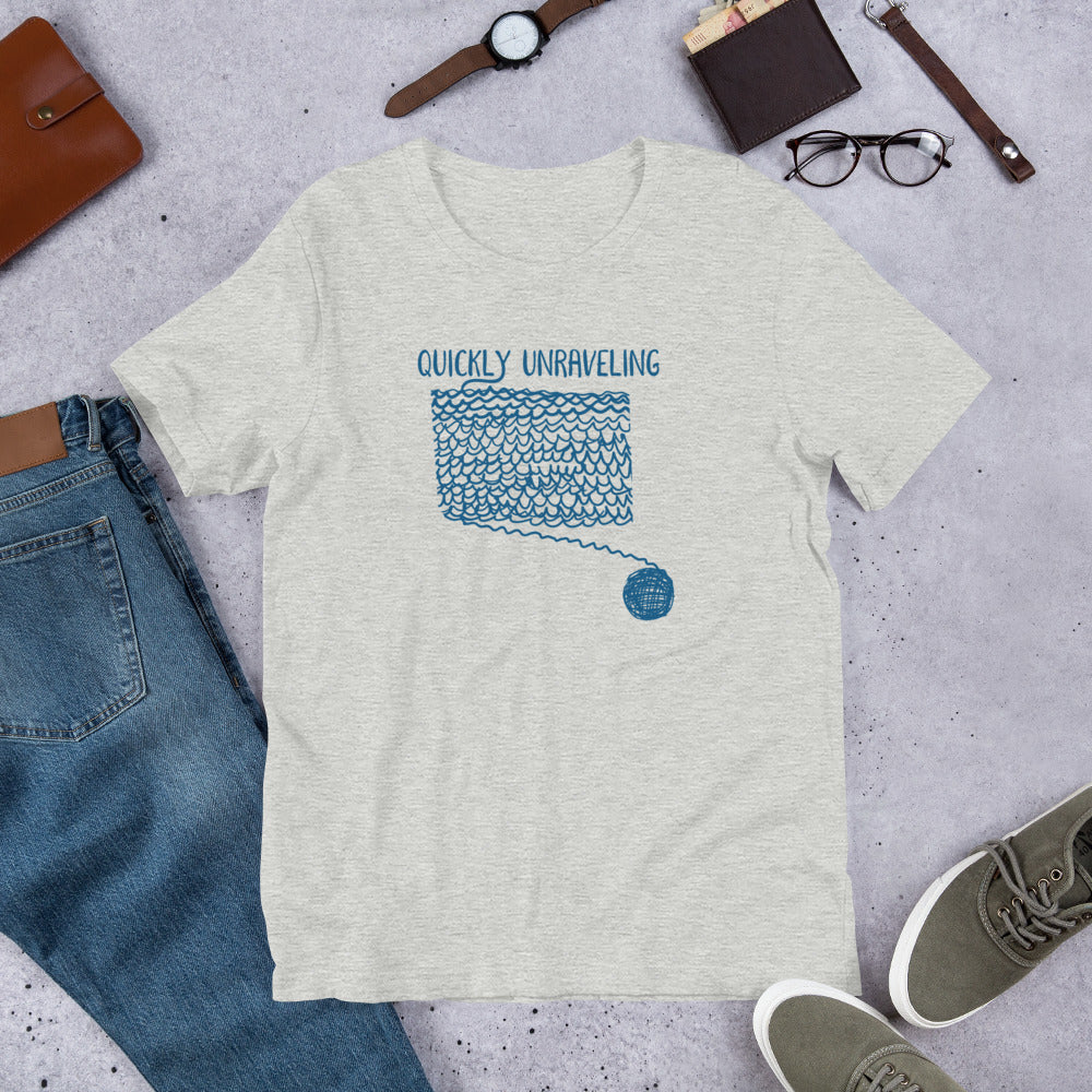 Quickly Unraveling Knitting T-Shirt – A Stitch in Time… or Not!