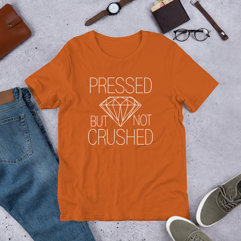 Pressed But Not Crushed T-Shirt – A Reminder of Resilience in Faith