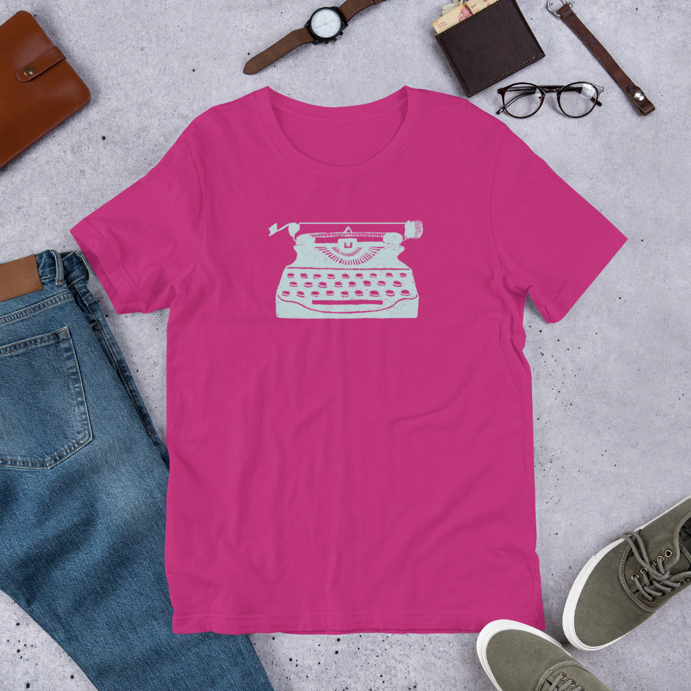 Retro Typewriter T-Shirt – Classic Literary Style