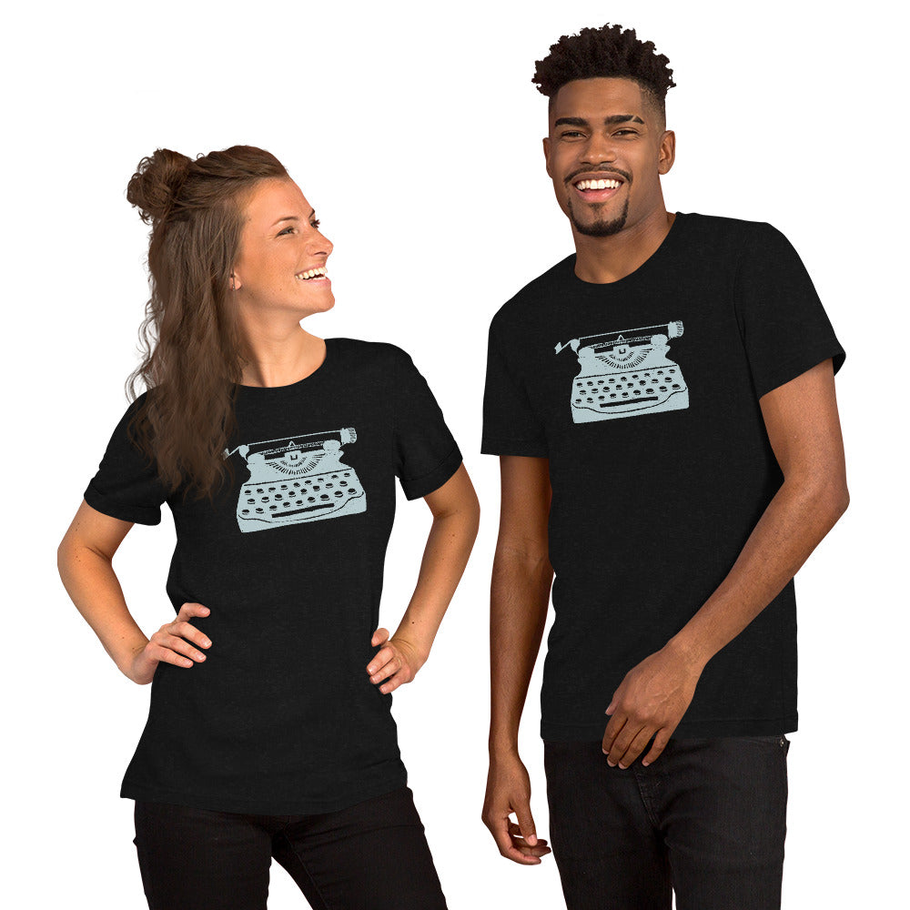 Retro Typewriter T-Shirt – Classic Literary Style
