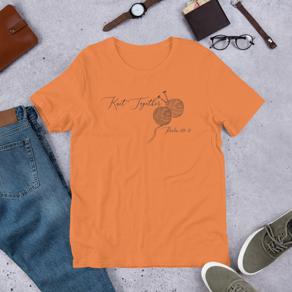 Knit Together T-Shirt – Stitched with Love & Creativity!