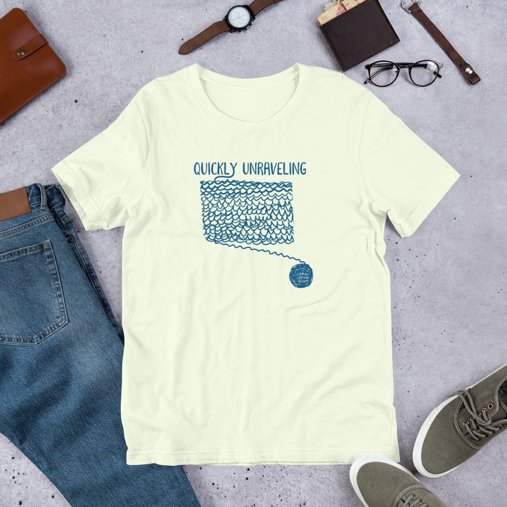 Quickly Unraveling Knitting T-Shirt – A Stitch in Time… or Not!