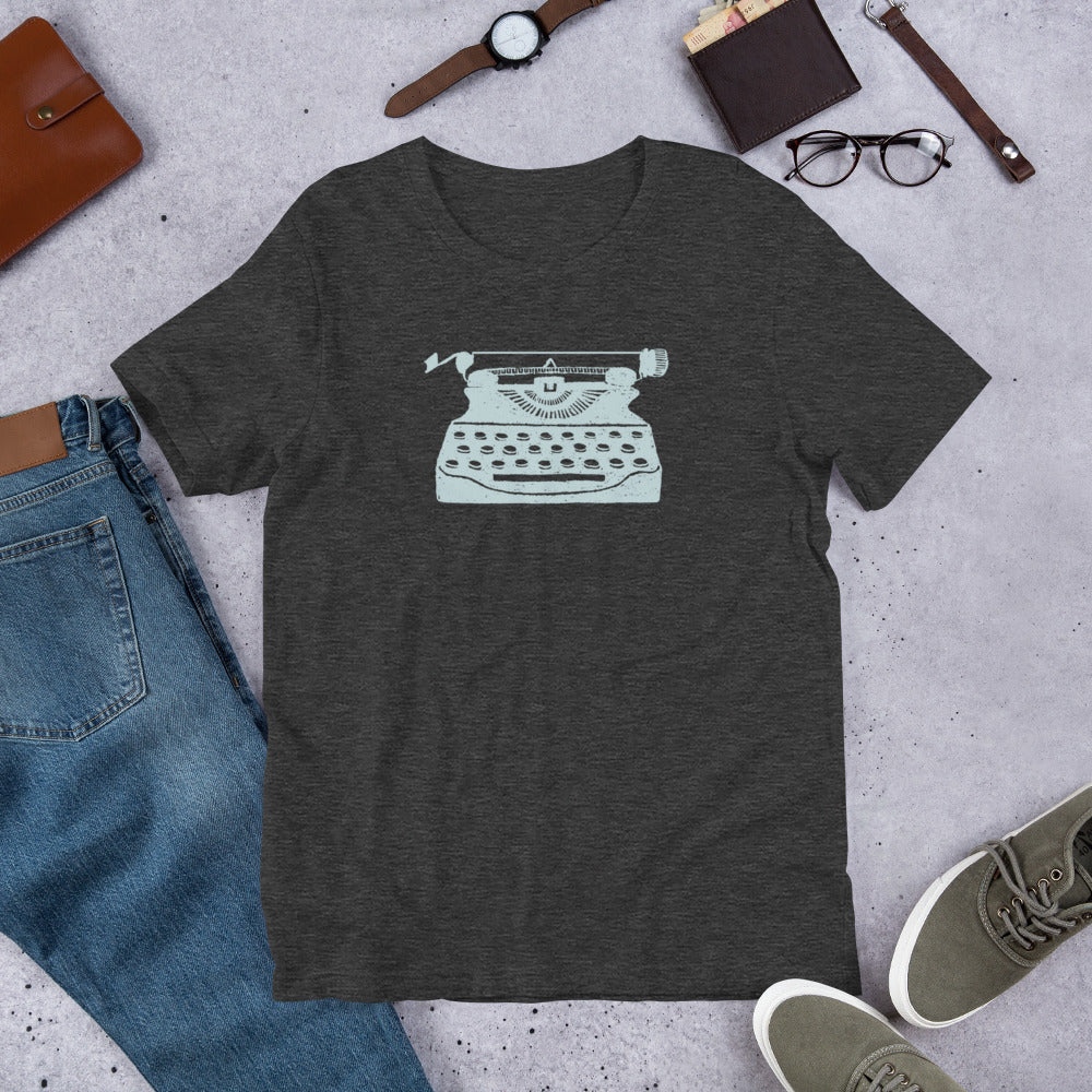 Retro Typewriter T-Shirt – Classic Literary Style