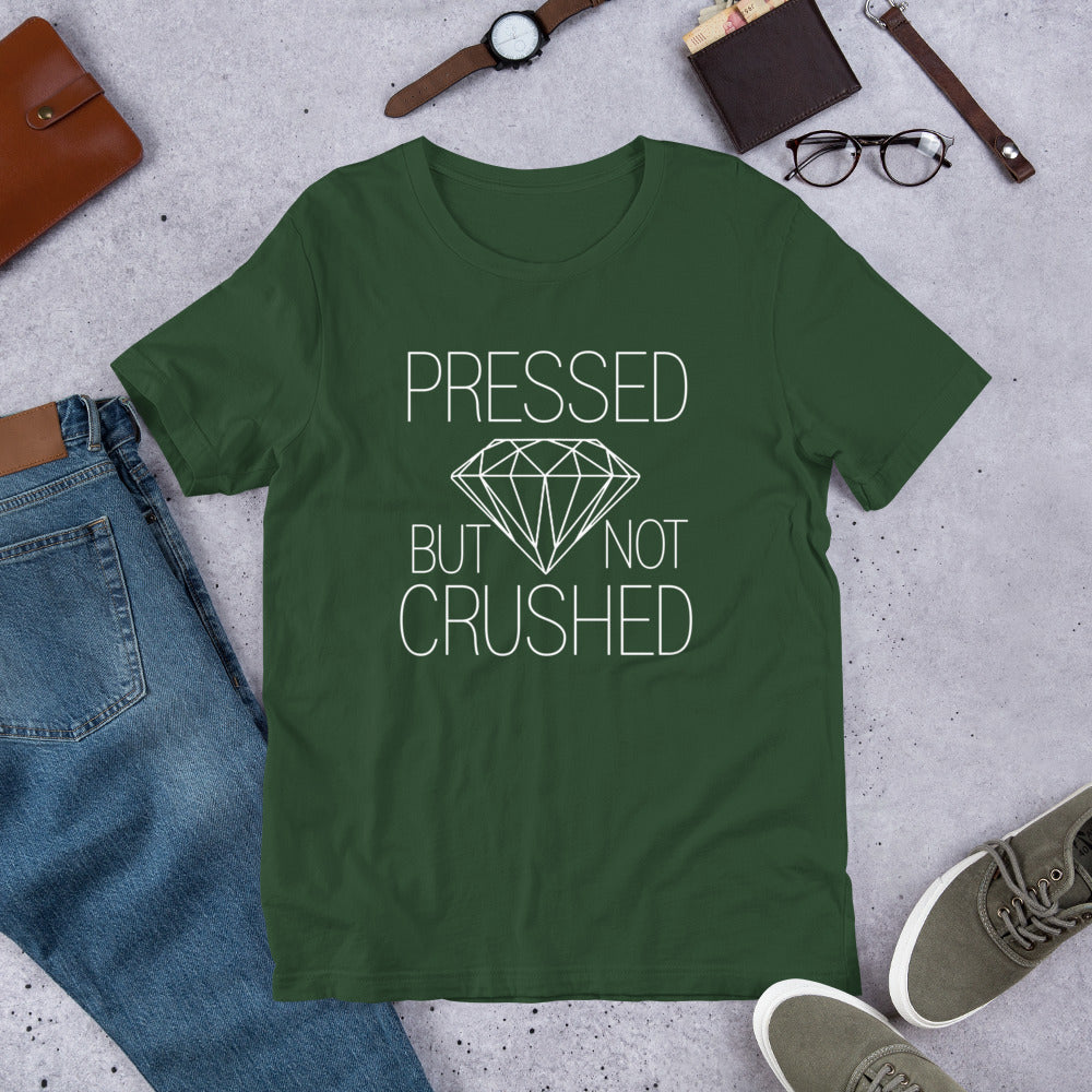 Pressed But Not Crushed T-Shirt – A Reminder of Resilience in Faith
