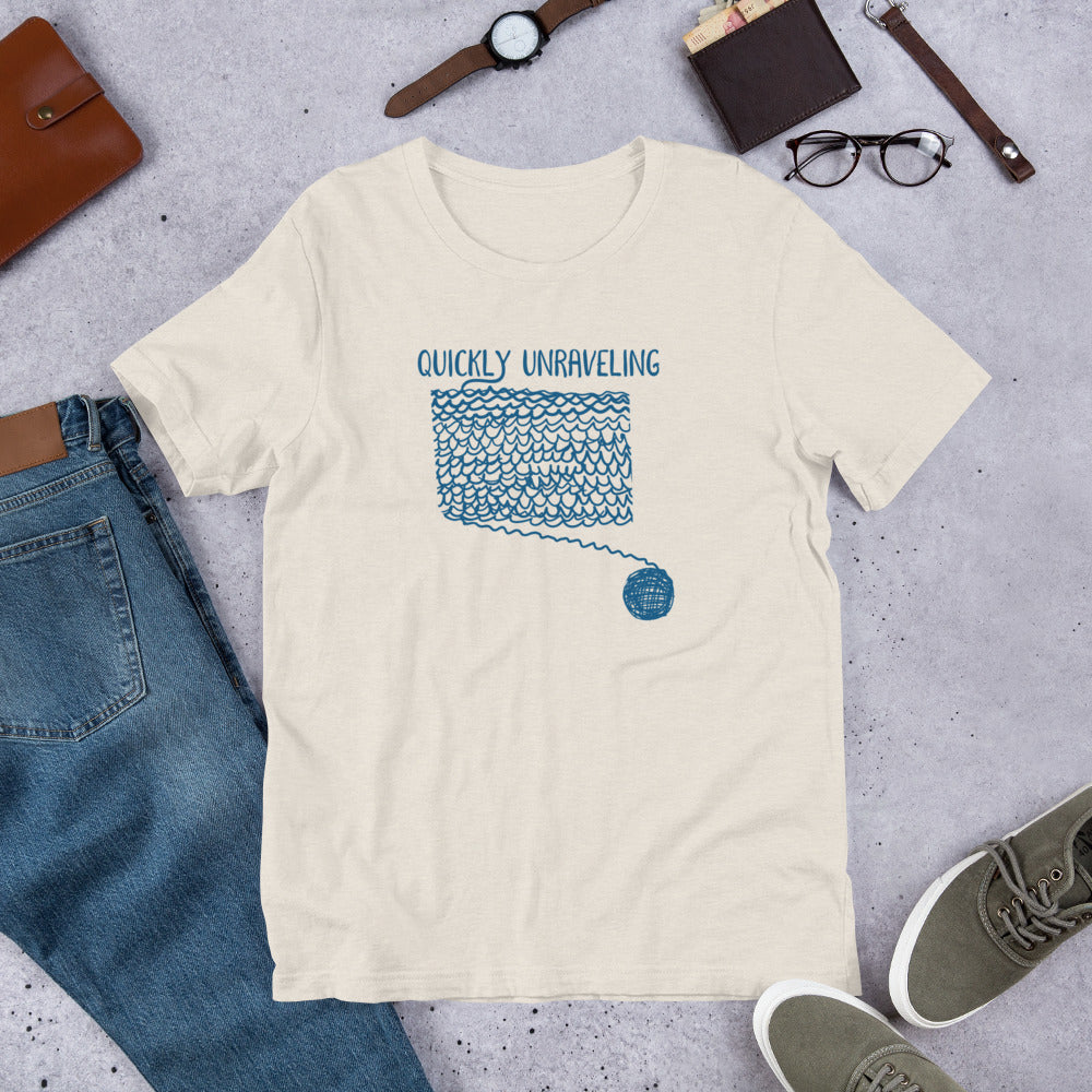 Quickly Unraveling Knitting T-Shirt – A Stitch in Time… or Not!