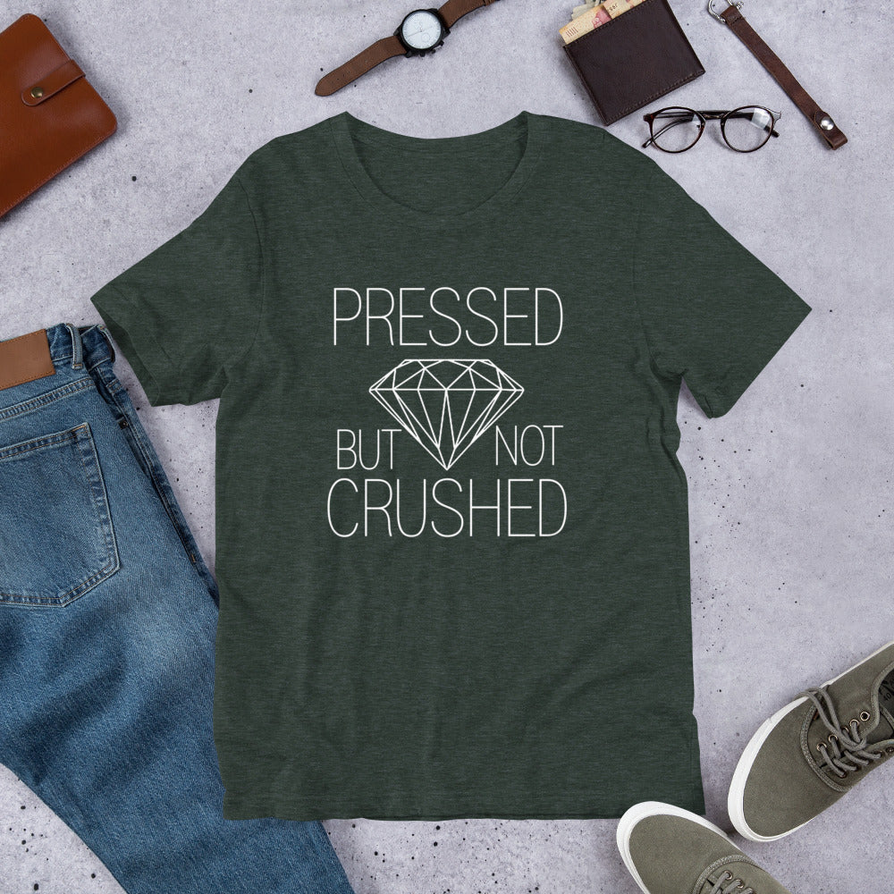 Pressed But Not Crushed T-Shirt – A Reminder of Resilience in Faith