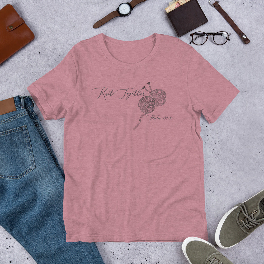 Knit Together T-Shirt – Stitched with Love & Creativity!
