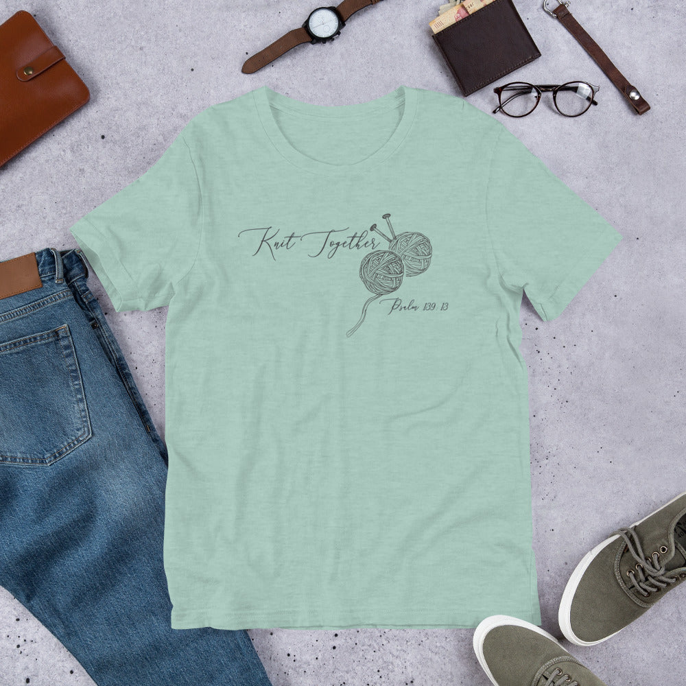Knit Together T-Shirt – Stitched with Love & Creativity!