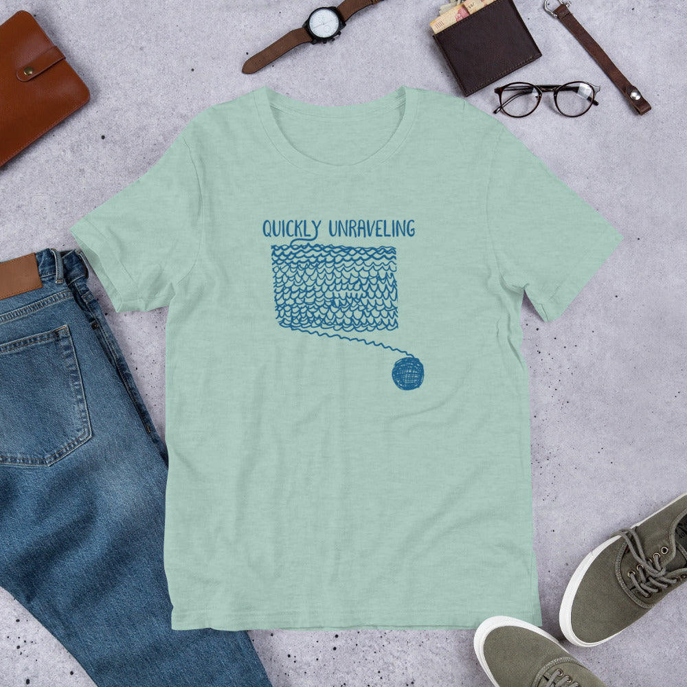 Quickly Unraveling Knitting T-Shirt – A Stitch in Time… or Not!
