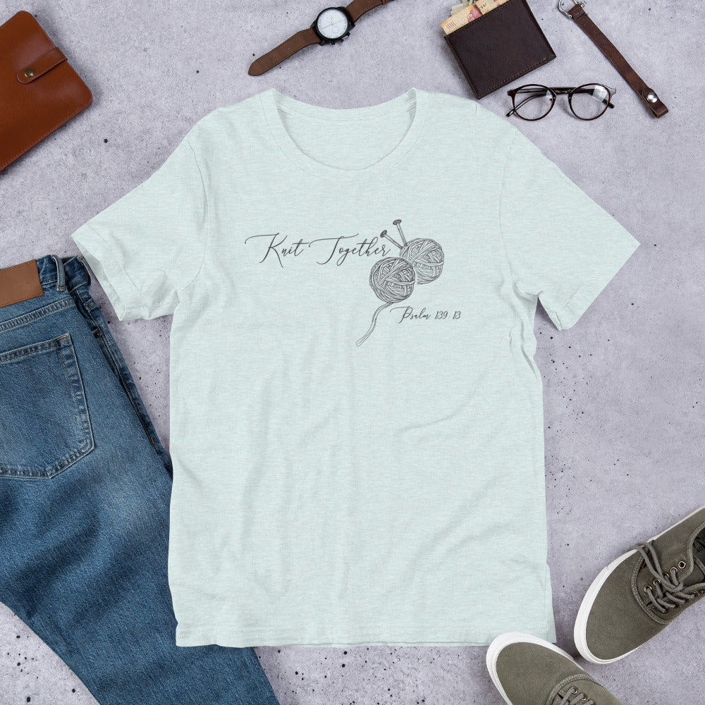 Knit Together T-Shirt – Stitched with Love & Creativity!