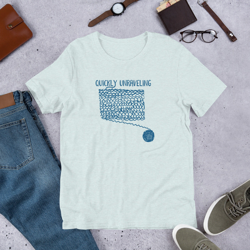 Quickly Unraveling Knitting T-Shirt – A Stitch in Time… or Not!