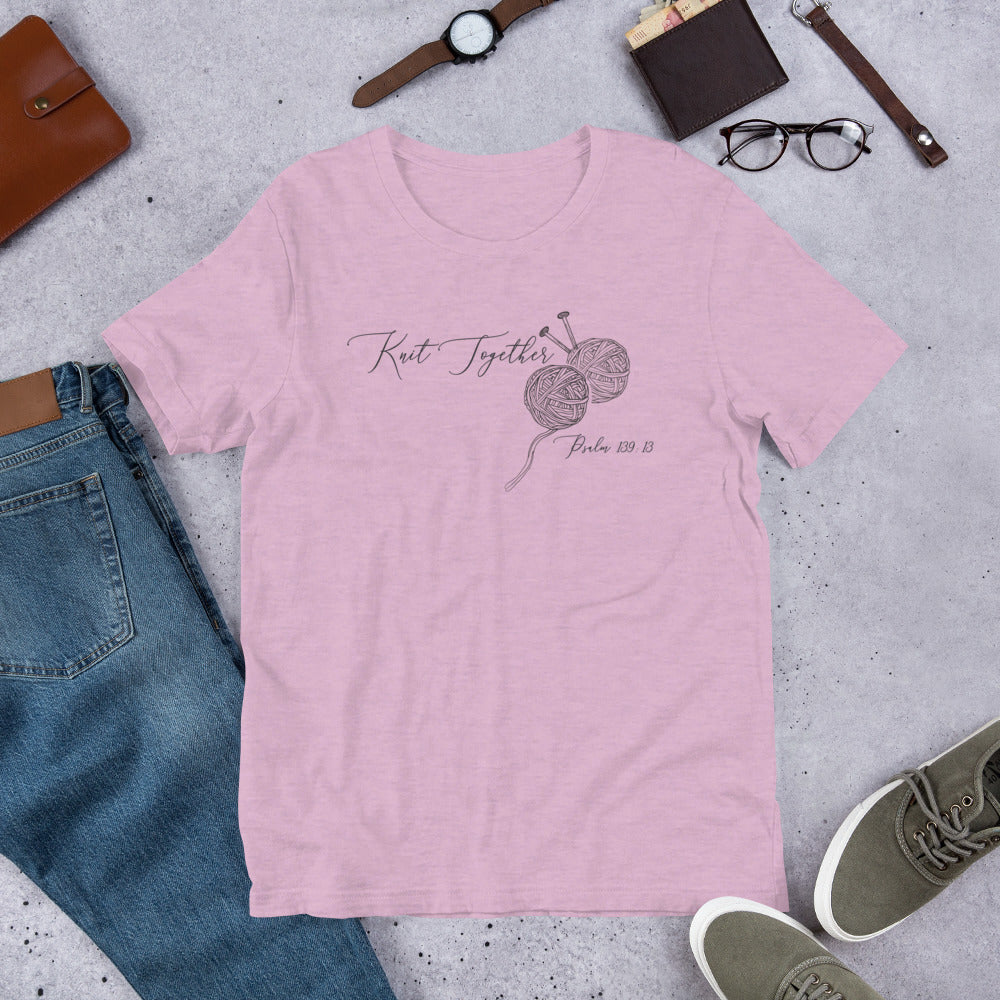 Knit Together T-Shirt – Stitched with Love & Creativity!