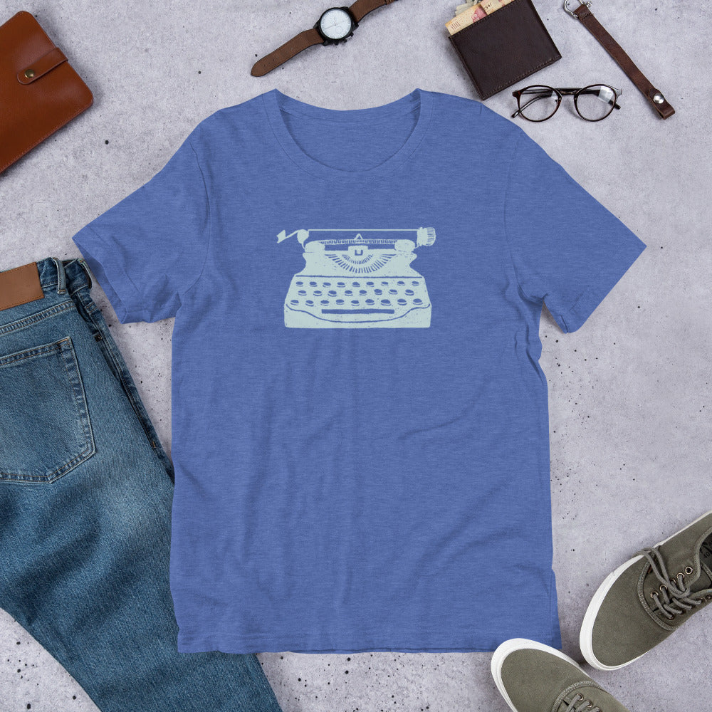Retro Typewriter T-Shirt – Classic Literary Style