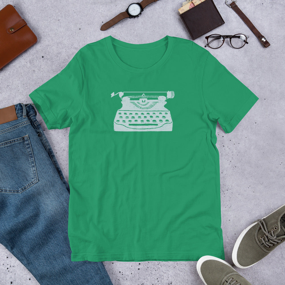 Retro Typewriter T-Shirt – Classic Literary Style