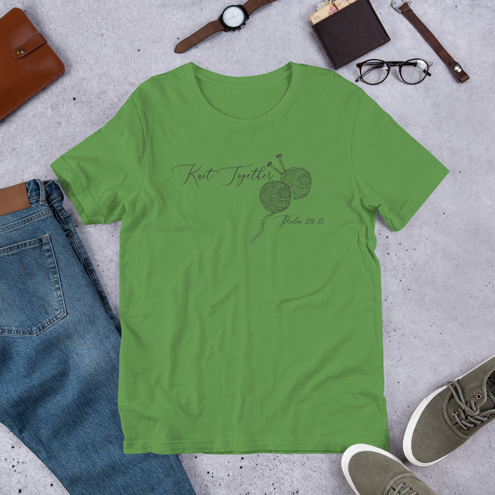 Knit Together T-Shirt – Stitched with Love & Creativity!