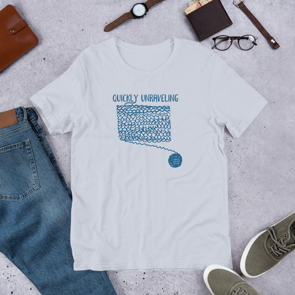 Quickly Unraveling Knitting T-Shirt – A Stitch in Time… or Not!
