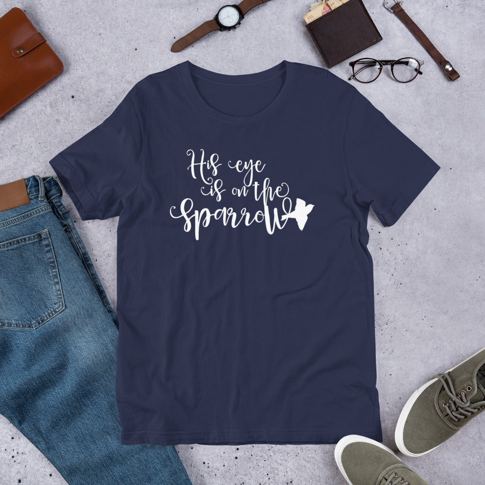 His Eye is on the Sparrow T-Shirt – A Hymn of Comfort & Faith