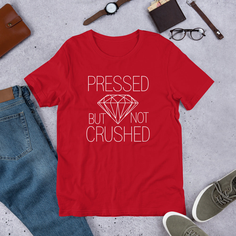 Pressed But Not Crushed T-Shirt – A Reminder of Resilience in Faith
