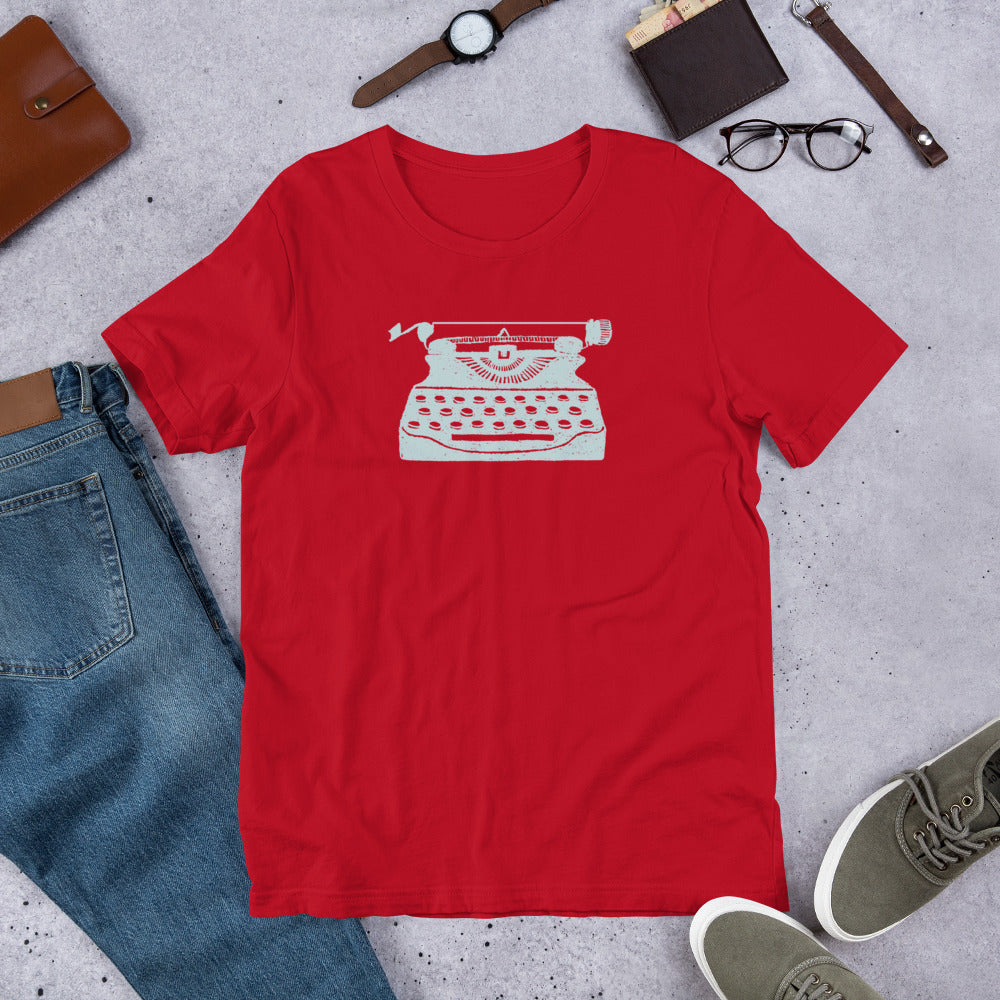 Retro Typewriter T-Shirt – Classic Literary Style