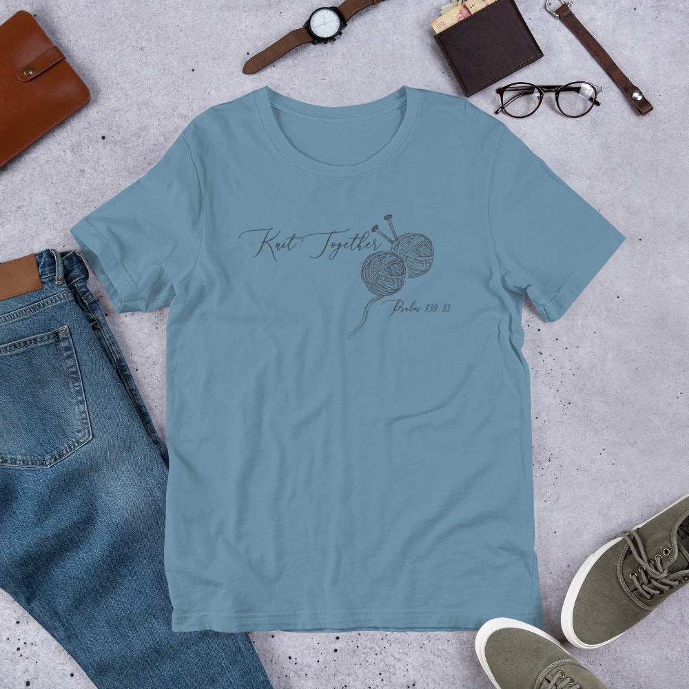 Knit Together T-Shirt – Stitched with Love & Creativity!