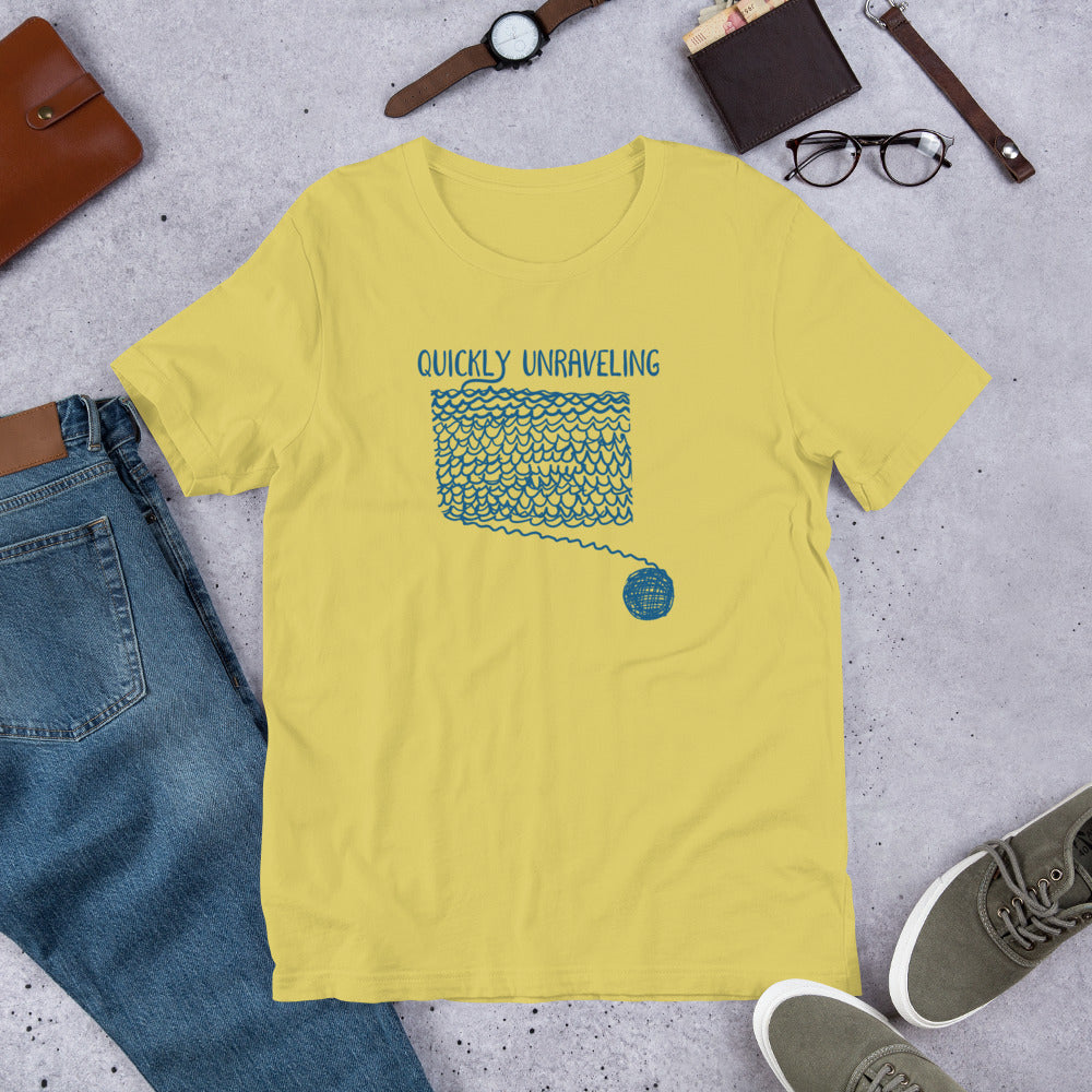 Quickly Unraveling Knitting T-Shirt – A Stitch in Time… or Not!