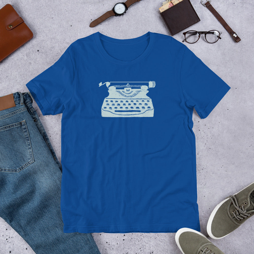 Retro Typewriter T-Shirt – Classic Literary Style
