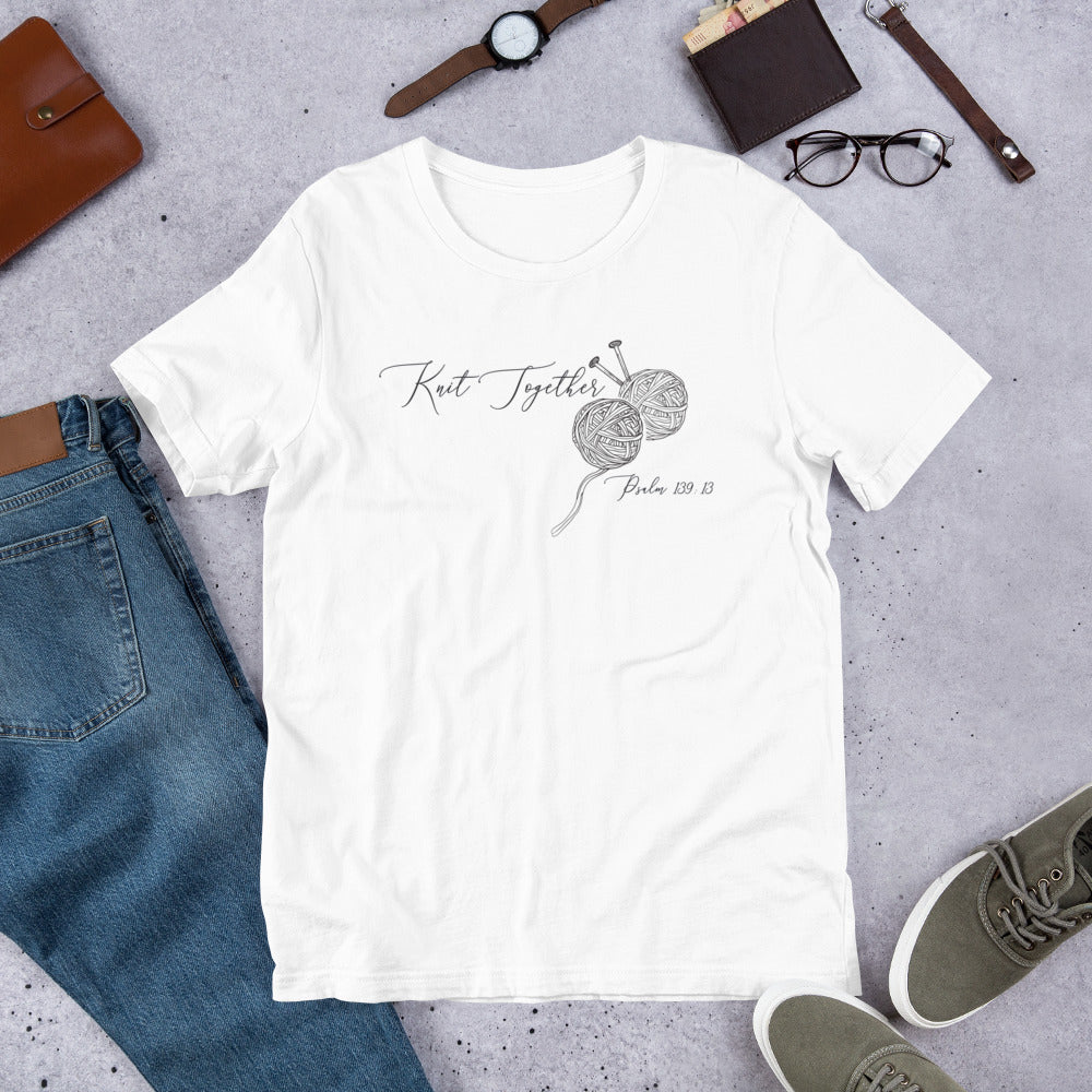 Knit Together T-Shirt – Stitched with Love & Creativity!