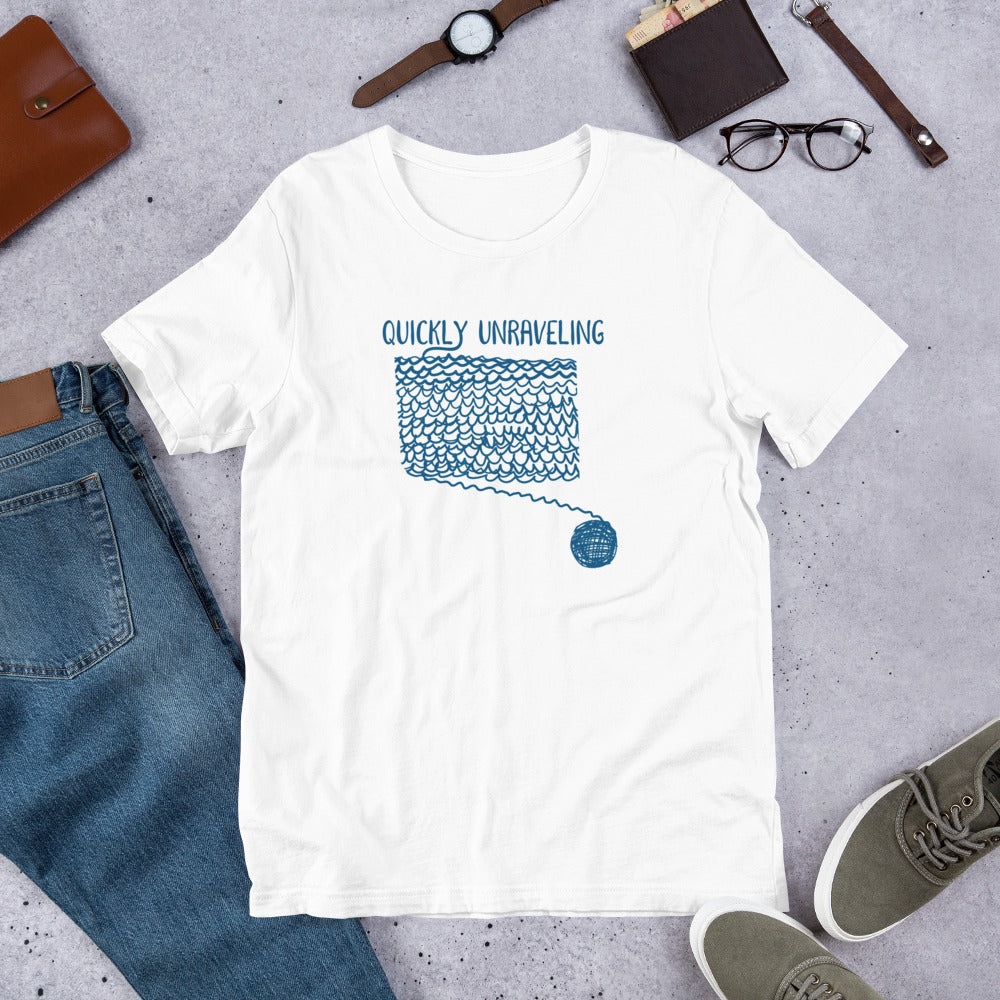 Quickly Unraveling Knitting T-Shirt – A Stitch in Time… or Not!