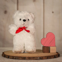 Plush Bears for Homecoming Mums – Gold, Silver, & White – Multiple Sizes