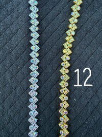 Bling Trim by the Yard | Gold & Silver Rhinestone Trim for Homecoming Mums & Crafts