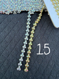 Bling Trim by the Yard | Gold & Silver Rhinestone Trim for Homecoming Mums & Crafts