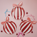 Ornament-Shaped Holiday Plates – 8" Disposable Christmas Dessert & Appetizer Plates, 8 Pack