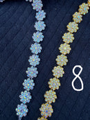 Bling Trim by the Yard | Gold & Silver Rhinestone Trim for Homecoming Mums & Crafts