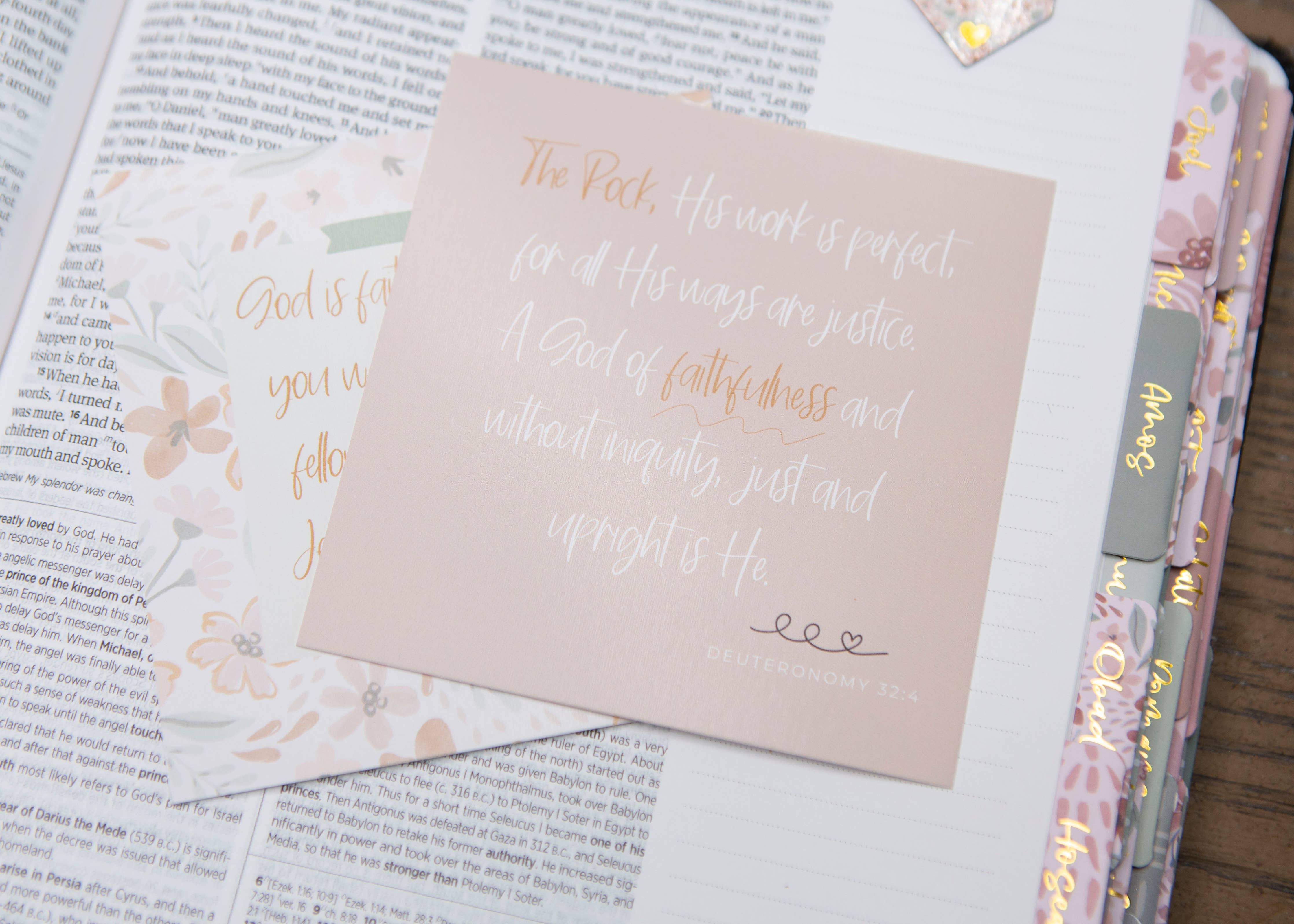 Bible Verse Cards | God's Faithfulness Scripture Cards