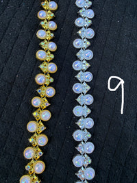 Bling Trim by the Yard | Gold & Silver Rhinestone Trim for Homecoming Mums & Crafts