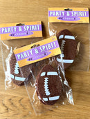 Glitter Foam Football – 4.5" x 2.5" (Single or Set of 3)