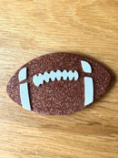 Glitter Foam Football – 4.5" x 2.5" (Single or Set of 3)